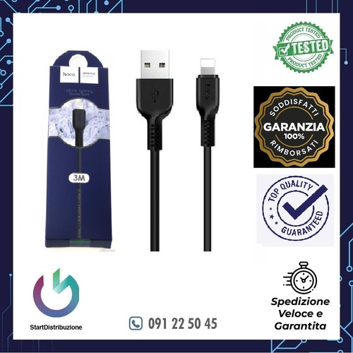 Cavo ricarica hoco 3mt - cavo,