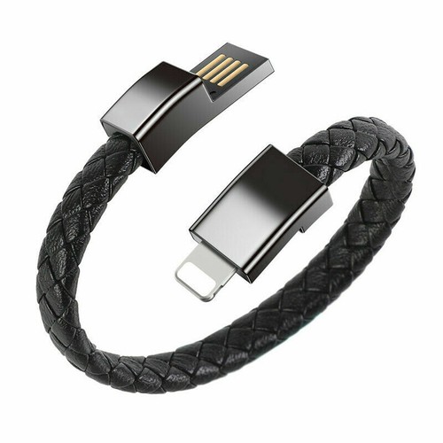 Bracciale pelle cavo usb per - pelle,