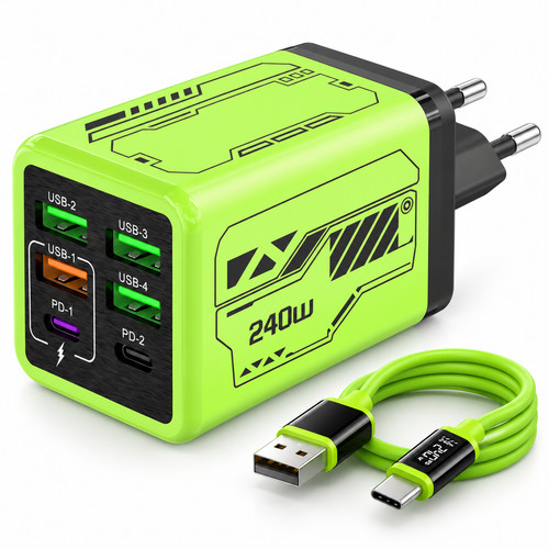 Caricatore usb 240w - caricatore, gan