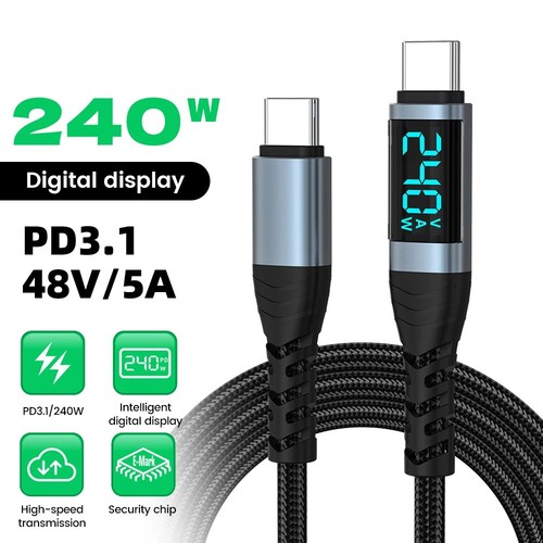 Cavo usb 240w display - cavo,