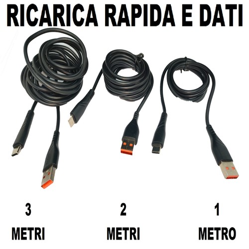 Cavo usb type nero - usb, type-c